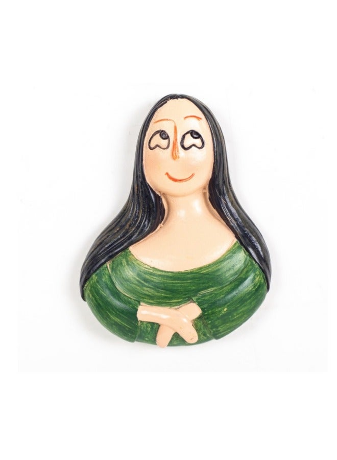 Cartoon Character 3d Fridge Magnets Refrigerator Stickers Mona Lisa Girl Pearl Earrings Stickers Home Decoration DUO ER  - Image 3