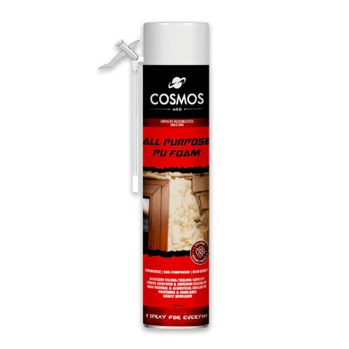 Cosmos Paints Mro - All Purpose Polyurethane Foam | Pu Foam Spray (Off-White Color, 750 Ml) - Image 1