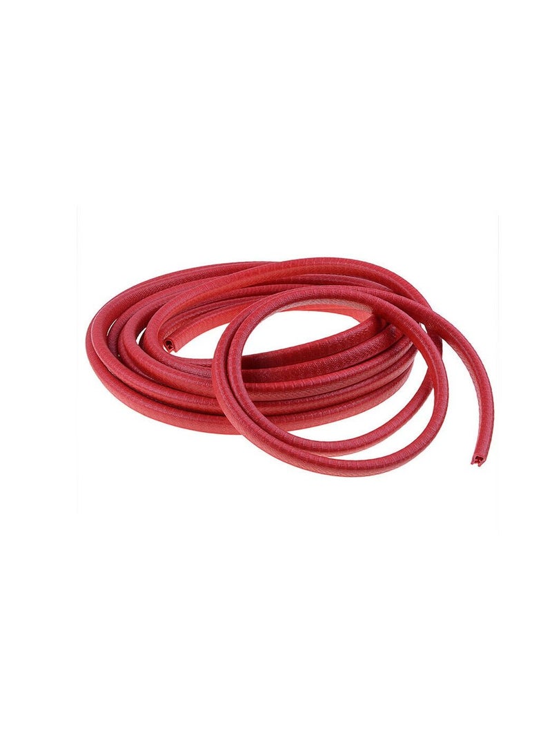 رويال Car Door Sealing Rubber Strip Mily5'Meter Red Color - Image 5