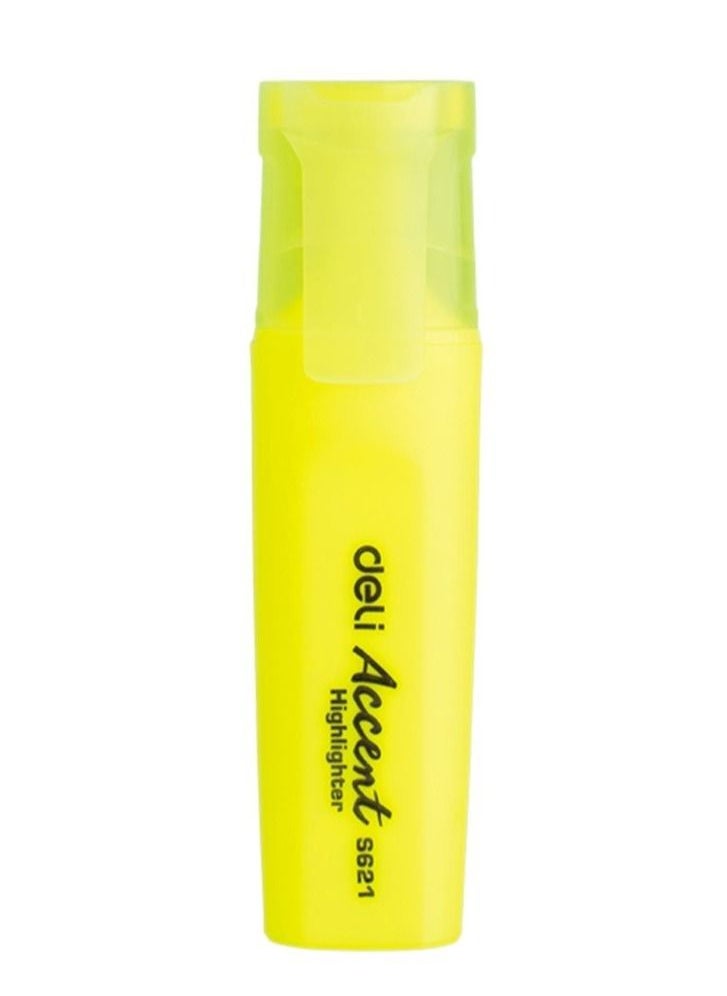 Deli 4-Piece Highlighter Yellow Ink  - Image 2