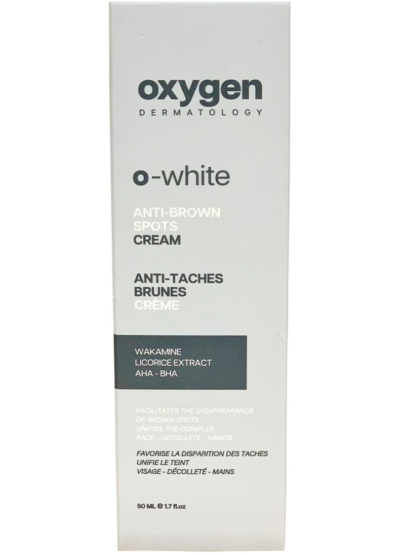 OXYGEN Oxygen O-White Anti Brown Spots Cream 50 Ml  - Image 2