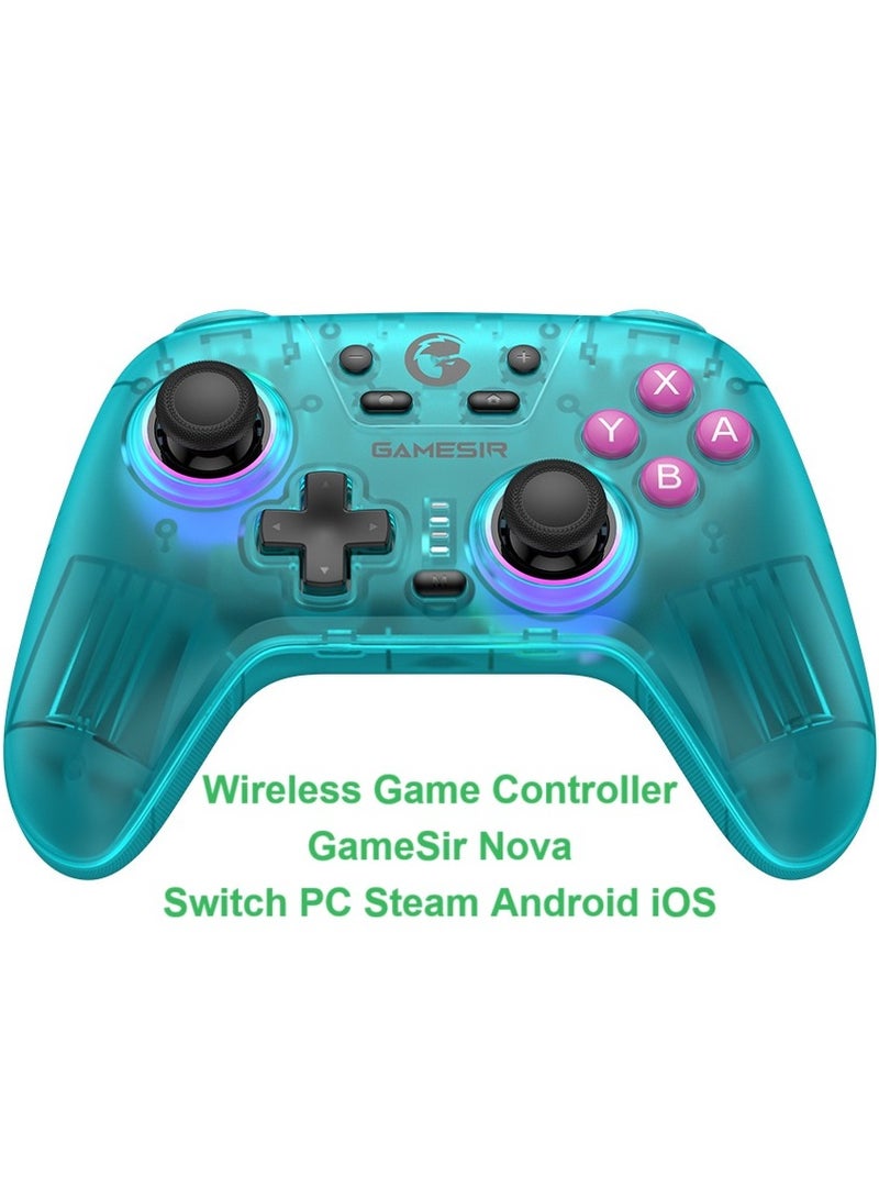 general Classic Gamepad Nova HD Rumble Wireless Controller for NS Compatible with Switch, PC, Steam, Android, iOS with Hall Effect Joysticks / RGB LED / Rumble Vibration / Turbo / Programmable / Motion Control / Wake Up Function / 6-Axis Gyro / 1200mAh Rechargeable Battery - Image 1