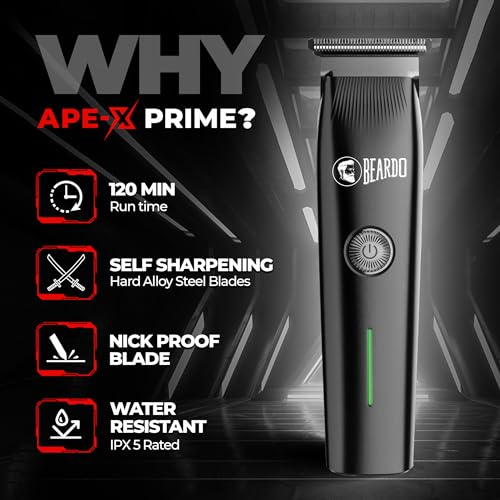 Beardo Ape-X Prime 3-in-1 Trimmer + Whisky Smoke Mens Perfume | Beard, Nose, Precision Trimmer with Type-C Charging + Long-Lasting Oudh Scent | Gift for Men, Husband, Boyfriend - Image 4
