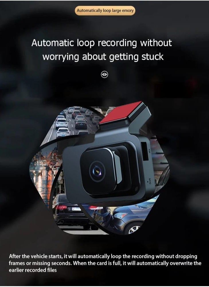 Dash Cam Two cameras with screen front and back