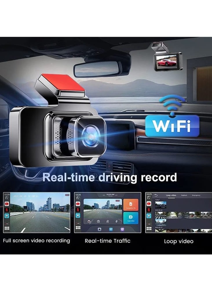 Dash Cam Two cameras with screen front and back