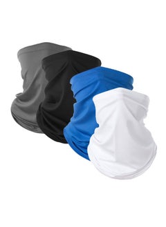 SOWUGI 4Piece Sun UV Protective Neck Gaiter Breathable Face Mask Face Cover Outdoor Cycling Neck Scarf  - Image 1