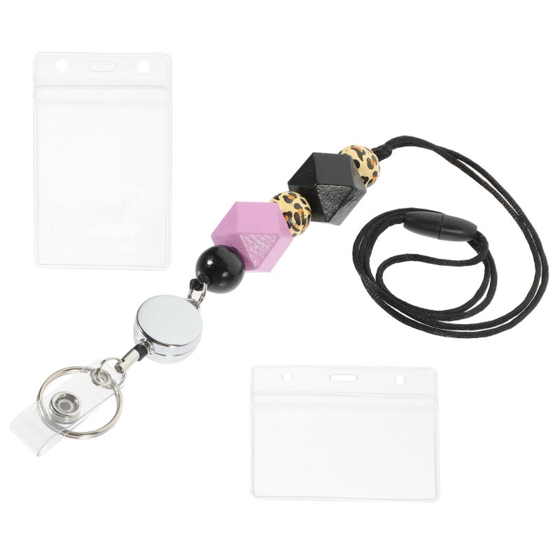 Retractable Badge Holder with Lanyard for Teachers Students Professionals Secure Card Storage - Image 2