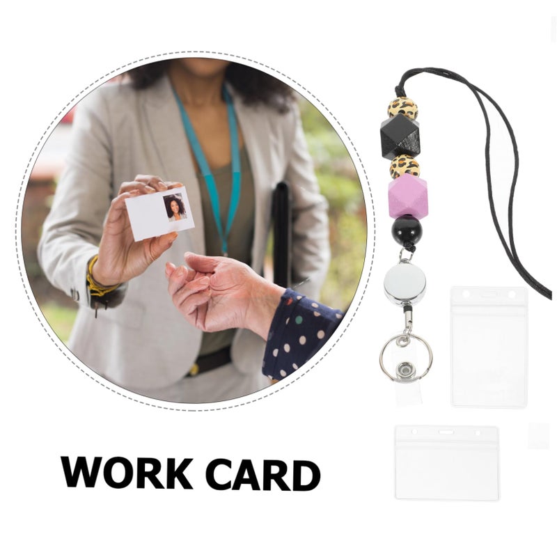 Retractable Badge Holder with Lanyard for Teachers Students Professionals Secure Card Storage - Image 5