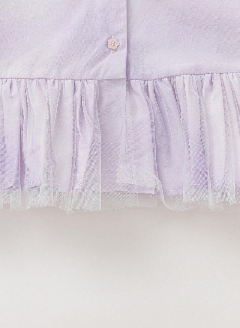 Balabala Kids Girl Woven short sleeve suit  - Image 4