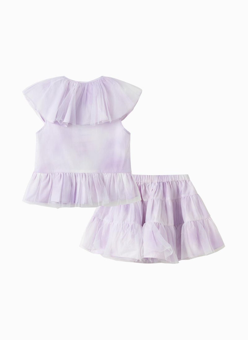 Balabala Kids Girl Woven short sleeve suit  - Image 2