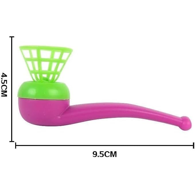 WLngtv 6 Pieces Random Color Floating Blow Pipe and Balls Game, Balance Blowing Stress Reliever for Adults Funny Party Supplies, Party Stress Relief - Image 2