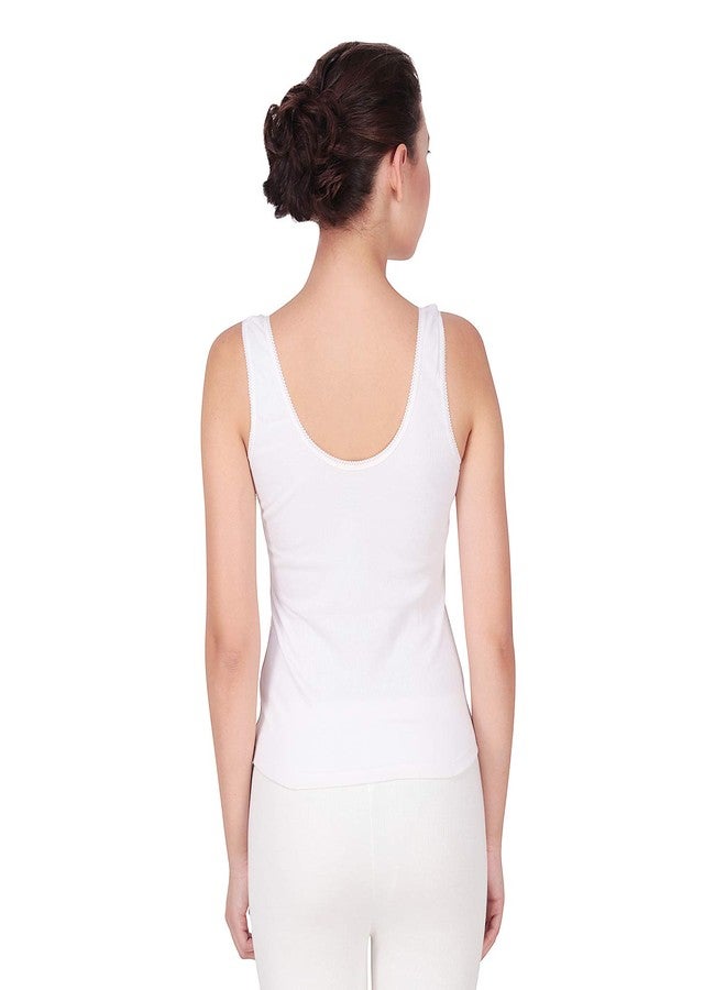 Splash - Winter/Cosy Wear Thermal (Stripe) - Women's � Top - Camisole (Cream, L) - Image 5
