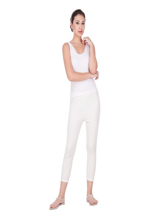 Splash - Winter/Cosy Wear Thermal (Stripe) - Women's � Top - Camisole (Cream, L) - Image 4