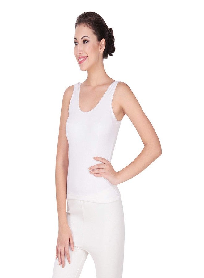 Splash - Winter/Cosy Wear Thermal (Stripe) - Women's � Top - Camisole (Cream, L) - Image 3