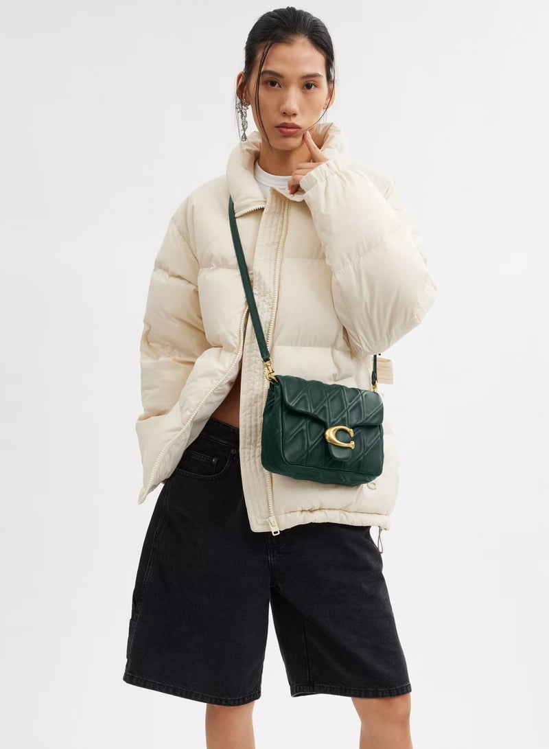 كوتش اوت ليت حقيبة كتف مربعة من قماش تايمز سكوير تابي - Image 5