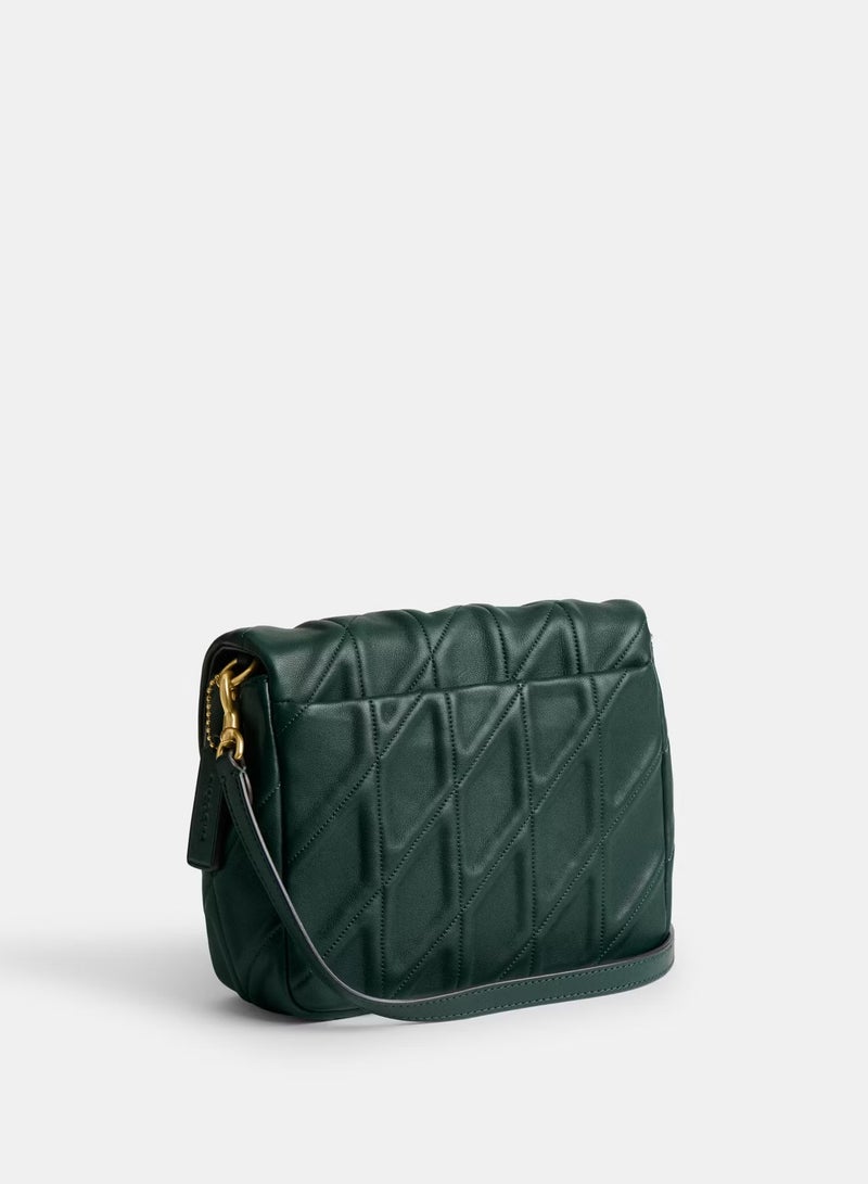 كوتش اوت ليت حقيبة كتف مربعة من قماش تايمز سكوير تابي - Image 2