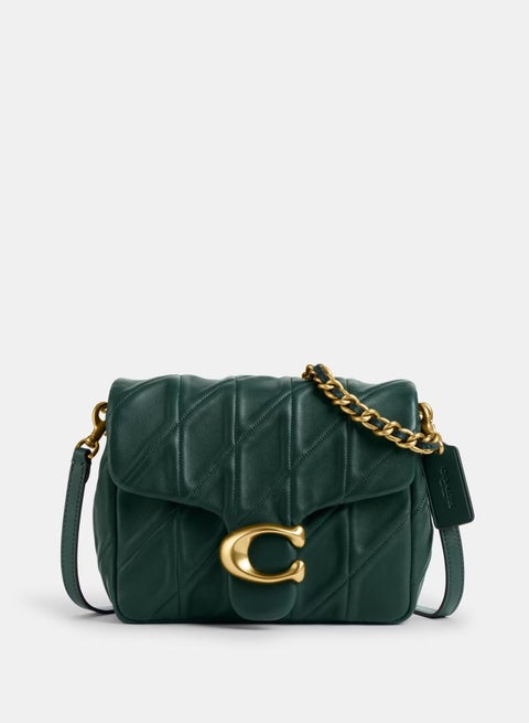 حقيبة كتف مربعة من قماش تايمز سكوير تابي