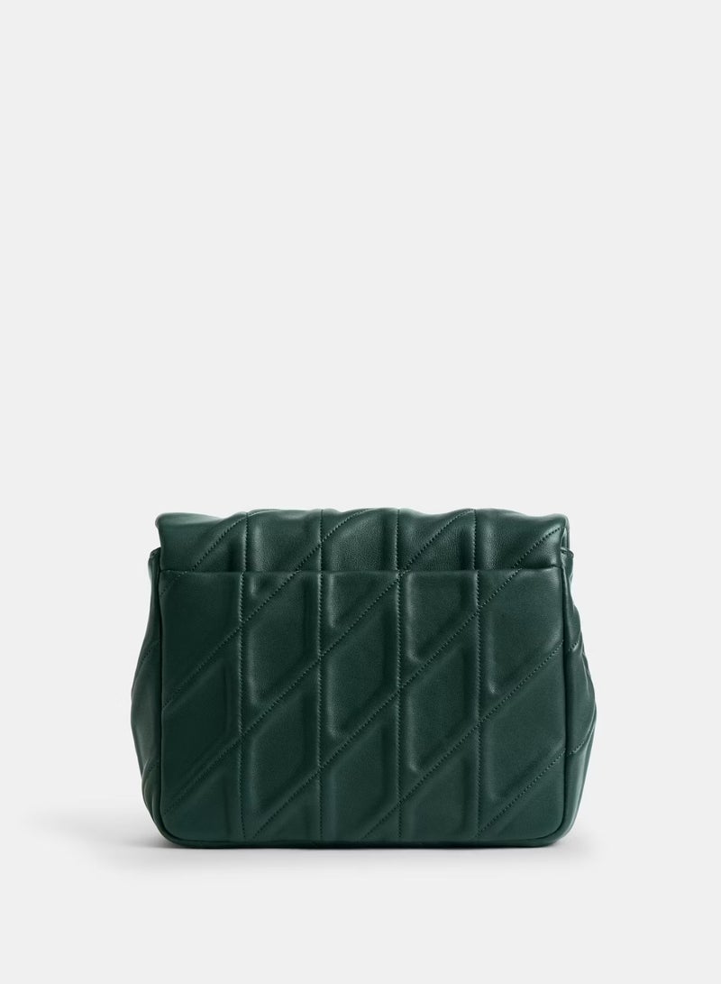 كوتش اوت ليت حقيبة كتف مربعة من قماش تايمز سكوير تابي - Image 3