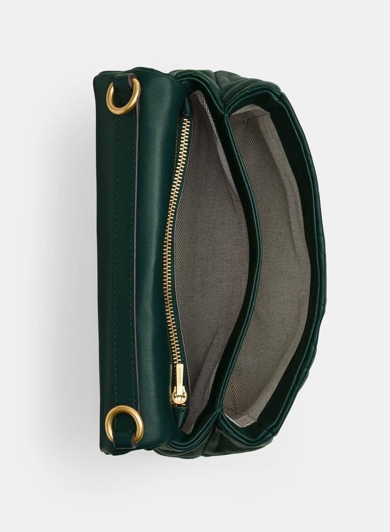 كوتش اوت ليت حقيبة كتف مربعة من قماش تايمز سكوير تابي - Image 4