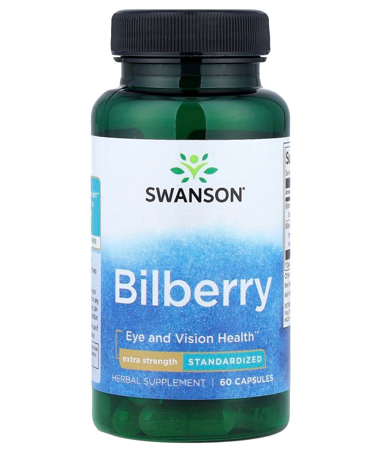 Bilberry Standardized 60 Capsules