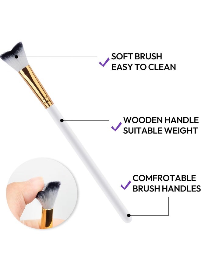 زولبسيو فرشاة ذيل السمكة، فرشاة ظلال الأنف، فرشاة مكياج ذات شعيرات ناعمة - Image 5