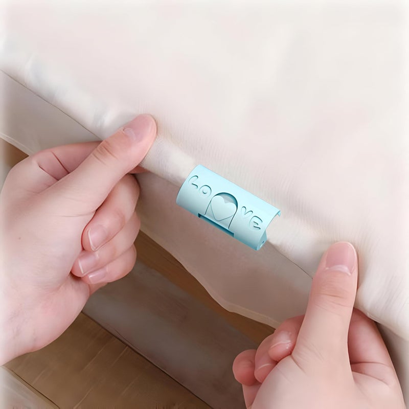 Bed Sheet Tongs - Wrinkle Free Using Our Sheet Clips & Fasteners: Versatile Clips Perfect for Keeping Sheets Tight, Also Useful as Snack Holders and Organizers - Image 5