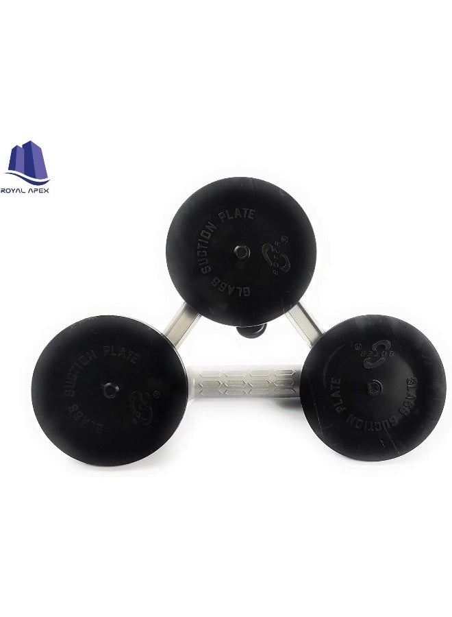 Poaker Heavy Duty Suction Cup Aluminium Glass Lifter Sucker Pad - Image 3