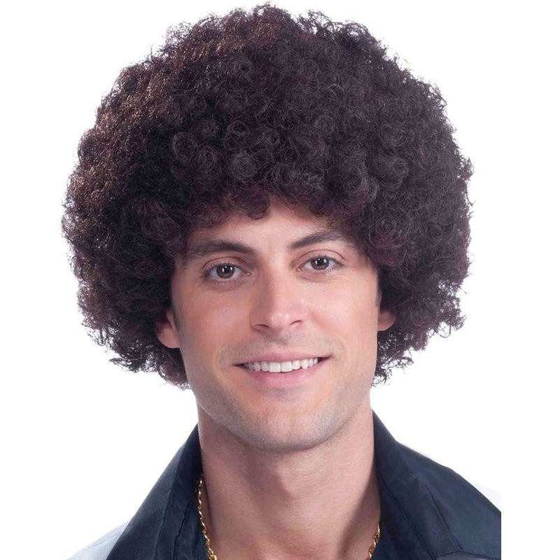 Rubies Forum Novelties Adult Afro Wig, Brown - Image 2