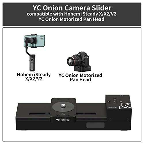 YC ONION Motorized Camera Slider 10.5 "/26.8cm with Shutter Release Support time-Lapse Shooting and Video Shooting Manual Button use/Compatible Electro-Dynamic Apparatus for The Remote Control of Signals - Image 2