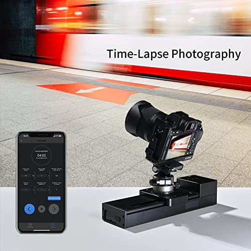 YC ONION Motorized Camera Slider 10.5 "/26.8cm with Shutter Release Support time-Lapse Shooting and Video Shooting Manual Button use/Compatible Electro-Dynamic Apparatus for The Remote Control of Signals - Image 3