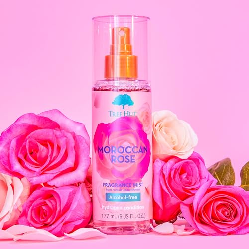 Tree Hut Moroccan Rose Fragrance Mist, Refreshing Body Spray with Light Floral Scent for Women, Layer with Favorite Scents, Holiday Gift & Stocking Stuffer, 6 fl oz - Image 2