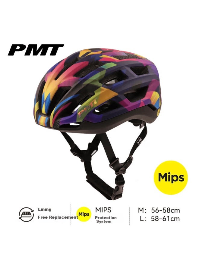 Pmt Elegant Mips Cycling Helmet Uni Lightweight Road Bike Helmet Colorful M Size - Image 1