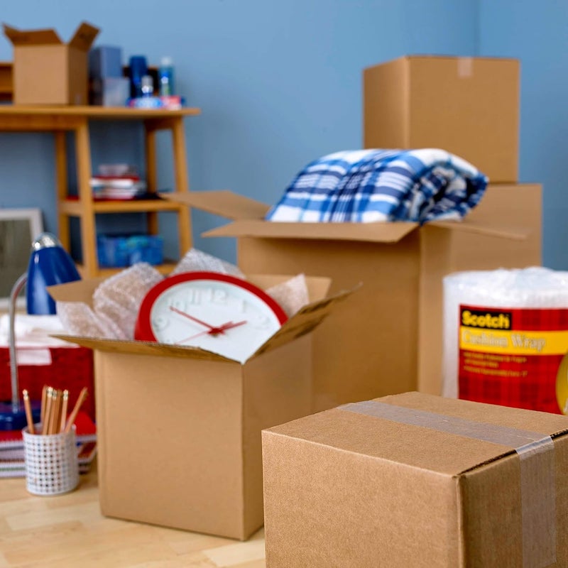 Scotch  Reinforced Strength Shipping Strapping Tape 50-3M With Dispenser, Clear, 1.88" X 360 In, 1 Dispenser/Pack - Image 5