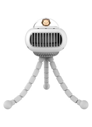 Handheld Portable Fan with Multi-angle Adjustment for Baby Strollers, 4 Speed Settings, Quiet Design - Suitable for Home, Office, Travel, and Outdoor Activities - pzsku/Z5C3F1E49831D75C31FB0Z/45/_/1664355720/c0901475-29b8-4b9d-93c8-15bad0344ead