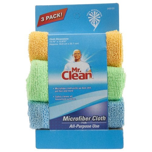 Mr Clean Mr. Clean Microfiber cloths 3pk - Image 1
