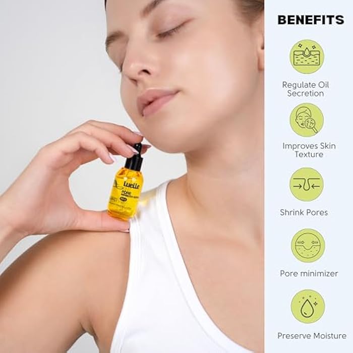 Luelle Pore Minimizer, Facial Essence for Minimizing the Appearance of Pores, Pore Minimizer Serum for Face, Even Skin Tone, Relieving Dryness, Oil Control Firming - Image 2