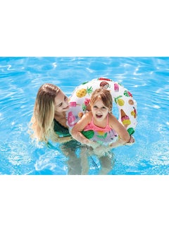 INTEX 59230NP-Lively Print Inflatable Swim Ring 51cm/20", Fruits  - Image 4