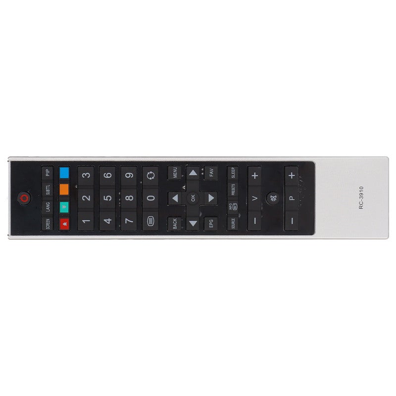 التحكم عن بعد RC-3910: مصنوع من مادة ABS عالية الجودة، لا تحتاج لبرمجة - مفاتيح ضغط حساسة، قبضة مريحة، تحكم عن بعد بديل لأجهزة التلفزيون المتوافقة 32BL502B و 46BL702B و 19BL502B، مناسب للأشخاص المسنين والأطفال - Image 4