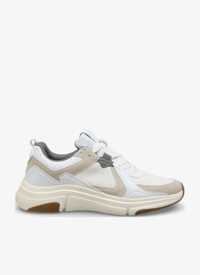 ال بي ال من شو اكسبرس Men Panelled Lace-Up Sneakers