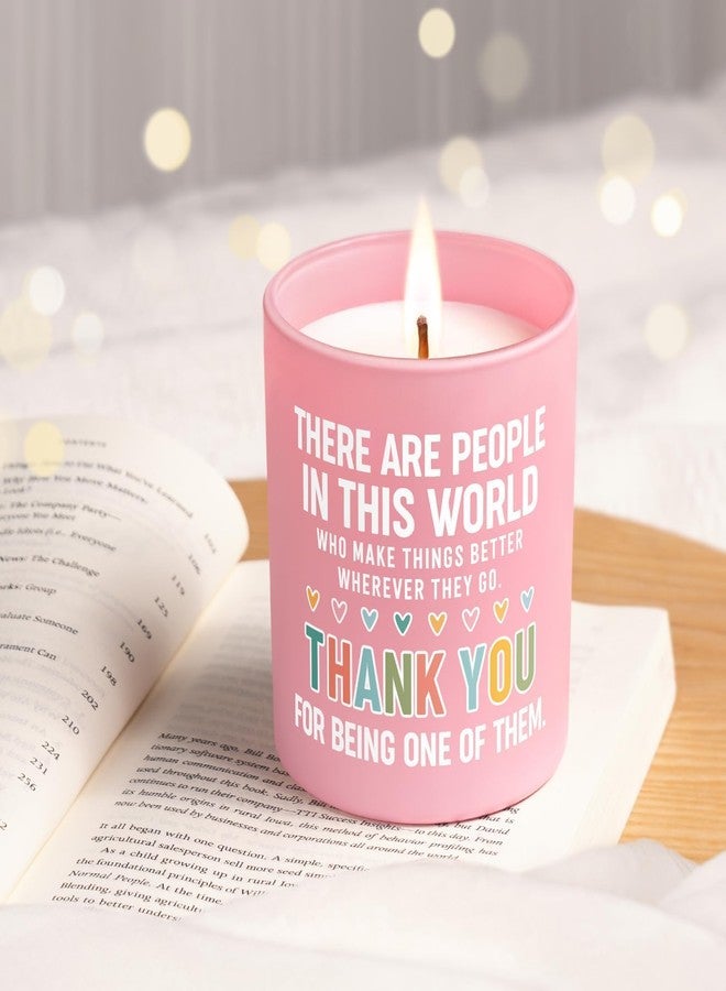SteadStyle Thank You Gifts for Women - Inspirational Birthday Gifts for Coworkers Friend Teachers Nurses Boss Employees, Appreciation Gift Idea - Handmade Vanilla Lavender Natural Soy Wax Candle 10Oz - Image 3