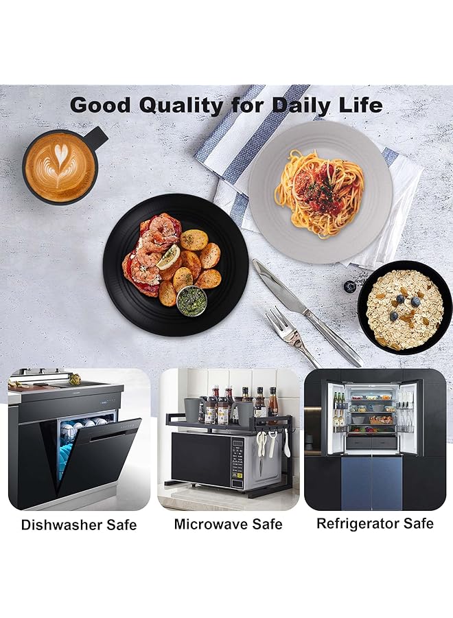 Excefore Unbreakable Plastic Dinnerware Set For 6   Reusable Tableware With Plates, Bowls, Cups   Microwave & Dishwasher Safe   Ideal For Camping, Picnics, Home & Parties - Image 3