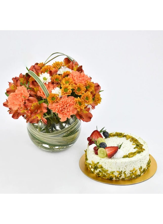 Sugar Free Pistachio Cake With Fresh Flowers - pzsku/Z5C3FB308E54673A0DE1CZ/45/_/1725455461/b4158bc1-af96-4d53-b42b-0f346fa7fbbd