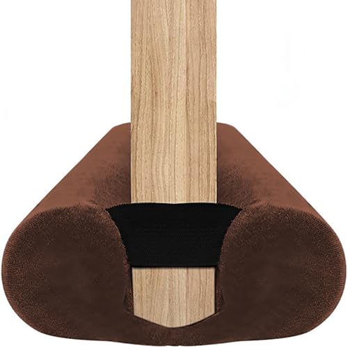 BKSAI Door Draft Stopper for Doors 31-39" No Adhesive Draft Stopper for Bottom of Door Draught Excluder Under Door Wind Blocker Reduce Noise Draught Excluder Sweep Sound Proof(Brown) - Image 1