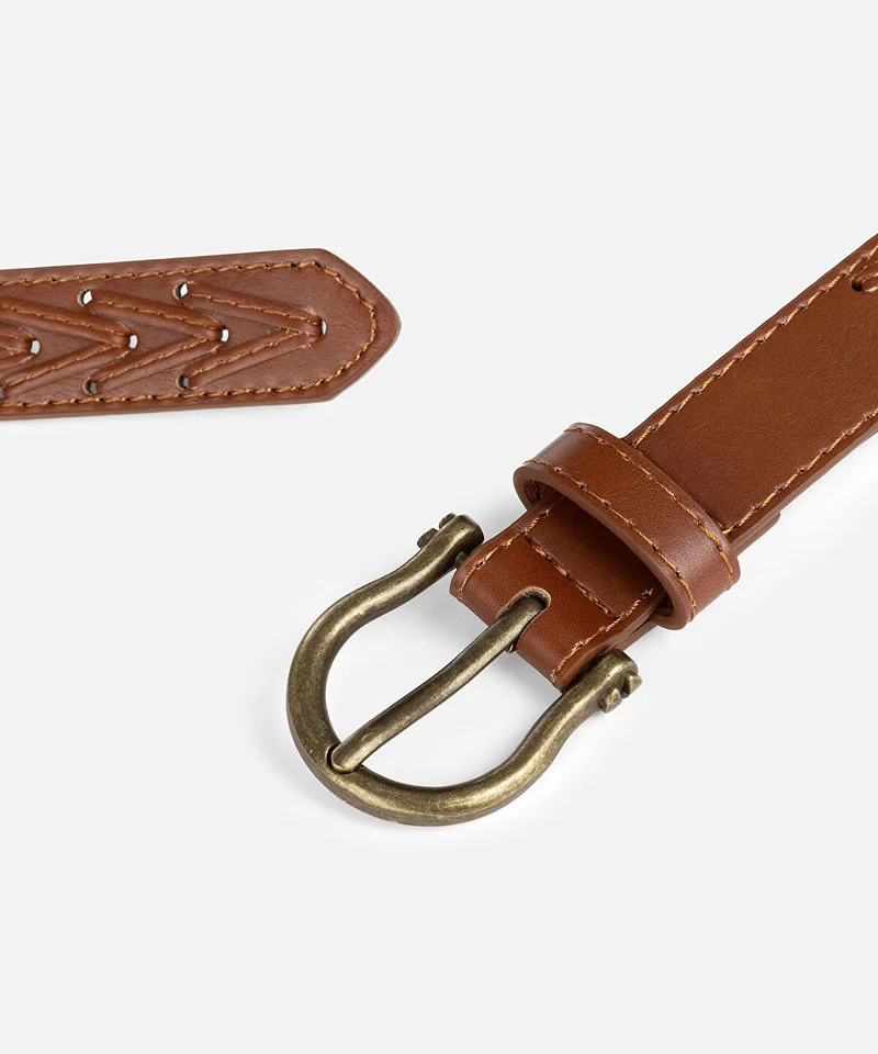 Ipekyol  Belt with Decorative Stitching for Women | Best Price UAE