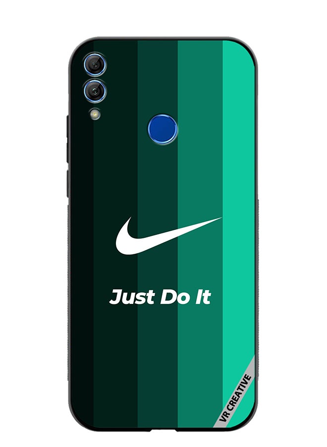 VR CREATIVE Protective Case Cover For Honor 10 Lite Nike Logo Green Design Multicolour