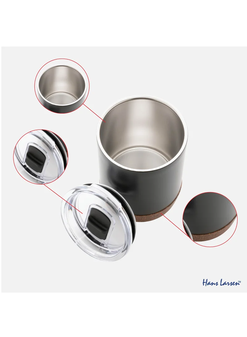 Hans Larsen Vacuum Insulated Stainless Steel Coffee Mug - 180ml