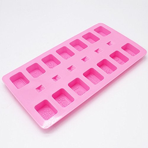 X-Haibei Chinese Mahjong Dice Chocolate Ice Cube Soap Candy Mold Silicone Cake Decor - Image 4