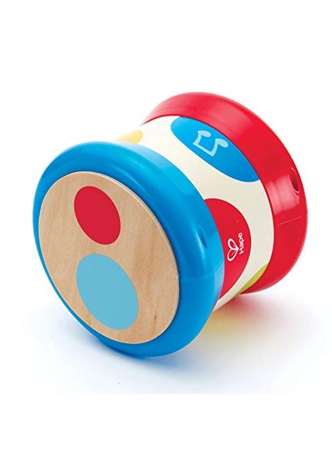 Hape - Baby Drum ; Colorful Rolling Drum Musical Instrument Toy For Toddlers Rhythm & Sound Learning Battery Powered (E0333) L 5.9 W 5.9 H 5 Inch - Image 1