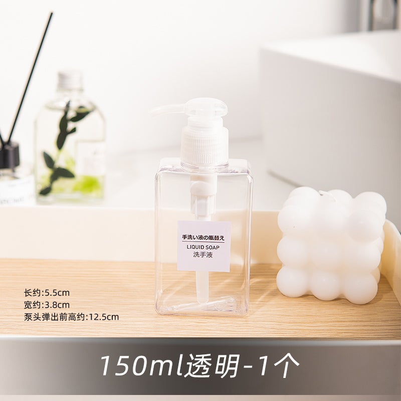 Factory Press Bottle Empty Bottle Shampoo Hand Sanitizer Shower Gel Laundry Detergent Bottle Sub-Bottle Travel Suit - Image 1