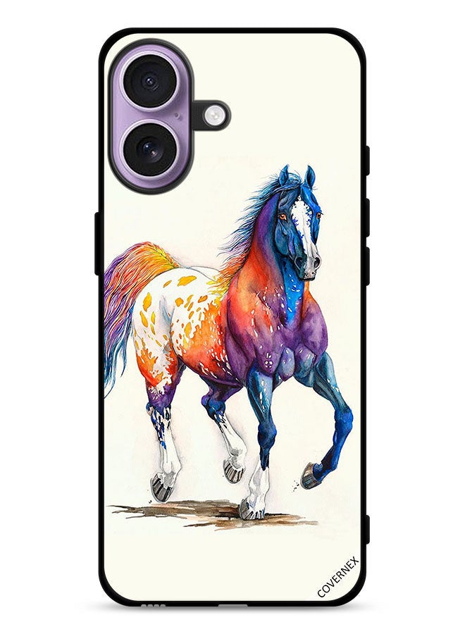 Covernex Apple iPhone 17 Protective Case Cover Horse Paint Art - Image 1